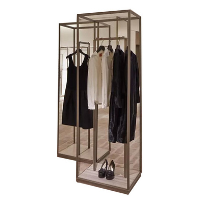 Boutique Showroom Men's Clothing Shop Interior Design Garment Store Retail Clothing Display Racks