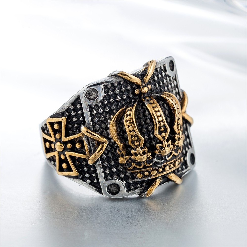 Wholesale Price rings for men stainless steel gothic skull ring