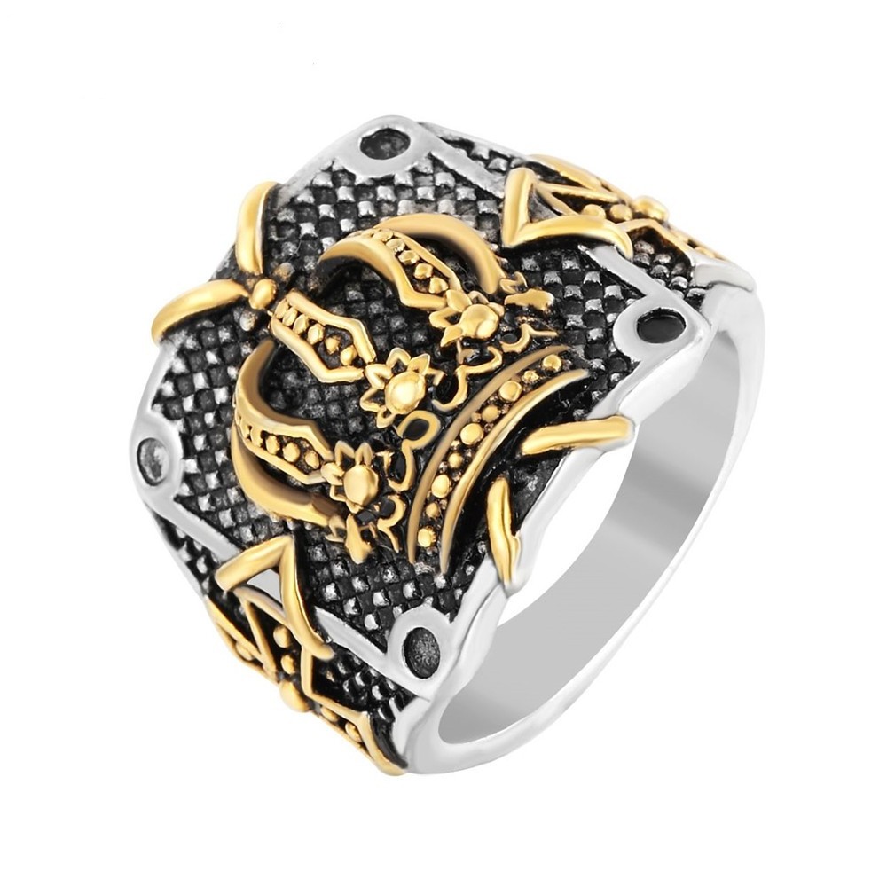 Wholesale Price rings for men stainless steel gothic skull ring