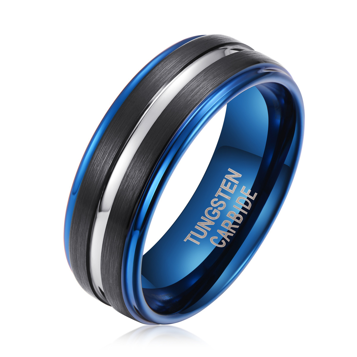 Black color plated men sex jewelry tungsten carbide Cock Ring Cock Rings for Men Tungsten Lock Rings