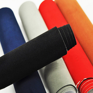 Car Decoration Self-adhesive Vinyl Rolls Car Wrap Film Black Velvet Fabric Black Suede Film 1.52*15m Suede Car Wrap