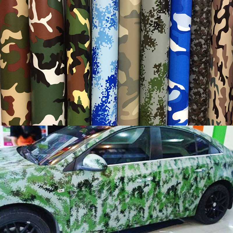 Ownlikes 1.52*30m Auto Protection Rust Camouflage Vinyl Wraps Pvc Full Car Body Sticker