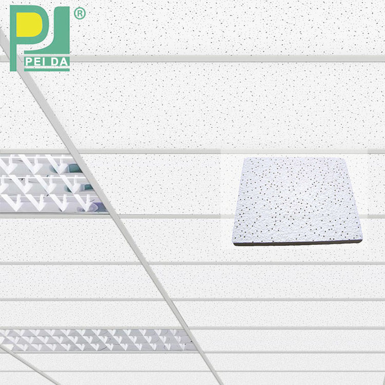 Sound Absorbing Mineral Fiber Acoustical Ceiling Tile Composition And Weight