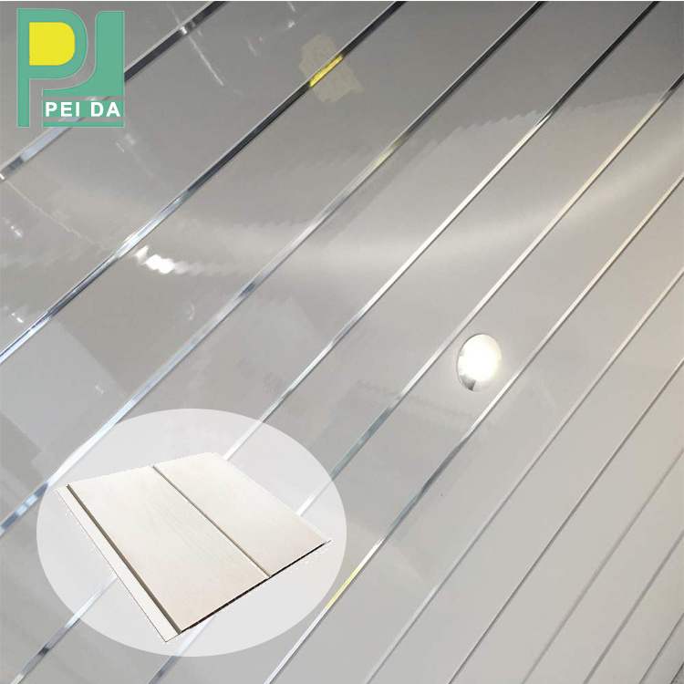 Peel And Stick Plastic Pvc Waterproof Wall Panels Hot Glossy White Print