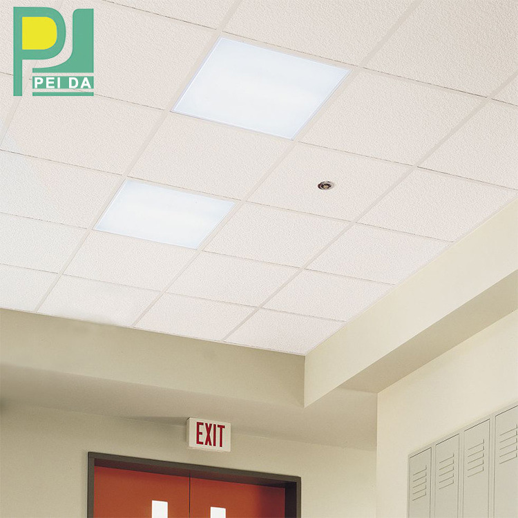 Pop Acoustic False Ceiling 24x24 Suspended Fissure Mineral Fiber Board