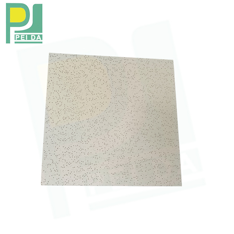 Pop Acoustic False Ceiling 24x24 Suspended Fissure Mineral Fiber Board