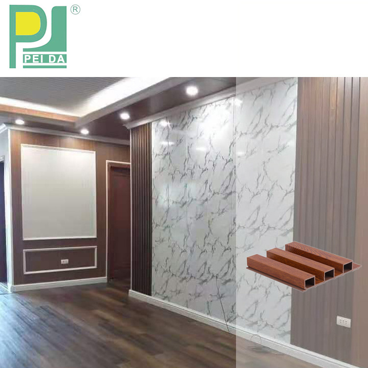 Interior Decoration Lambrin Wpc Wall Flat Panel Marble