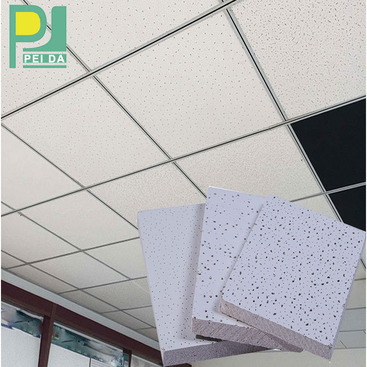 Square Ceiling Tile Shape And Fireproof,Soundproof,Waterproof Function Ceiling Tiles