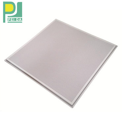 Various Pattern 600 * 600mm Suspended Metal Ceiling Aluminum Ceiling Board Lay In Ceiling Tiles