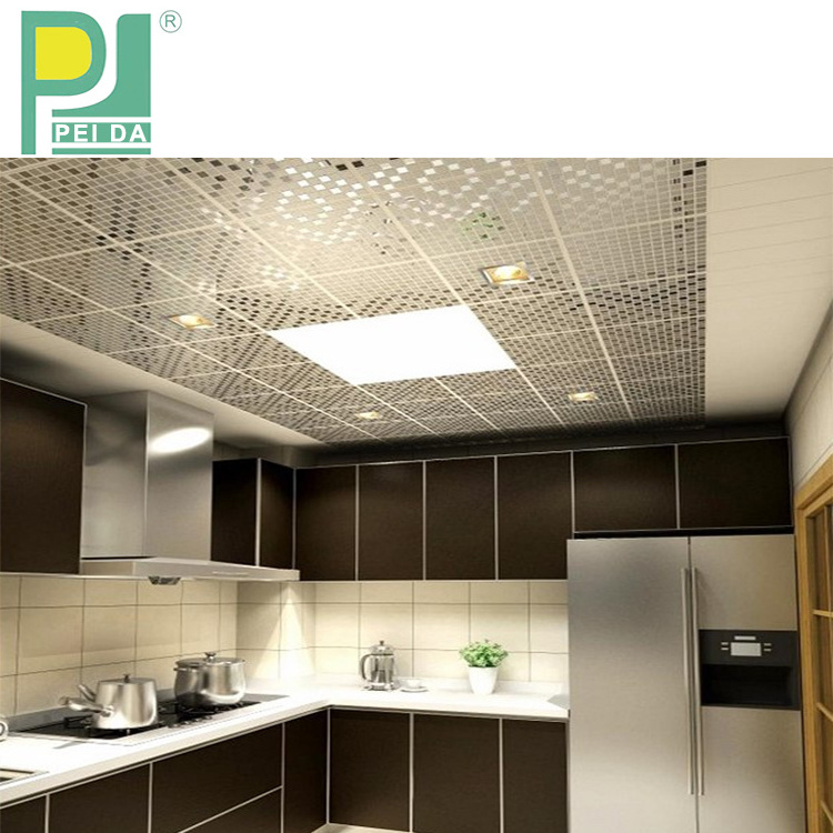 Rust Resistance Elegant Aluminum Ceiling Tiles 600x600