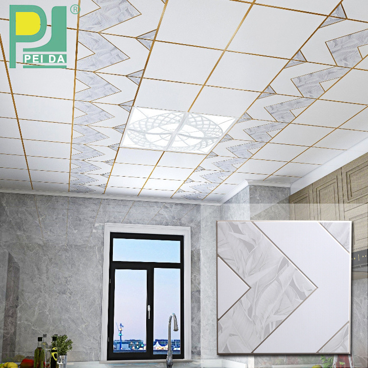 Rust Resistance Elegant Aluminum Ceiling Tiles 600x600