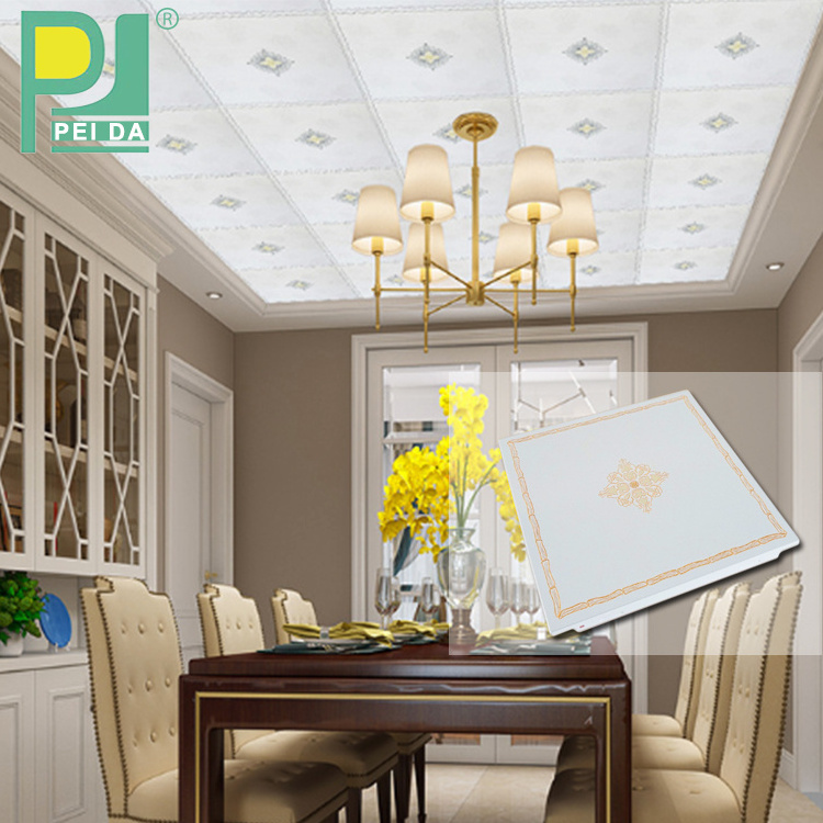 Rust Resistance Elegant Aluminum Ceiling Tiles 600x600