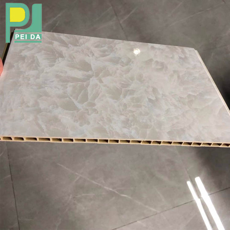 Interior Decoration Lambrin Wpc Wall Flat Panel Marble