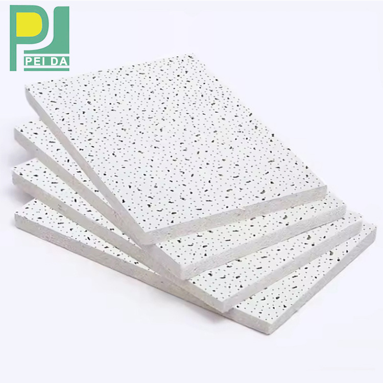 Acoustic Ceiling Design Mineral Fiber Sheet 12MM  Best Price