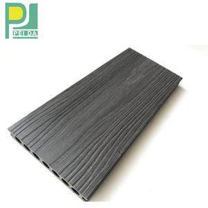 Outdoor Black Plastic Composite Prefab Deck Board Kit