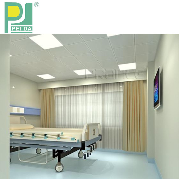 Export Fireproof Finish Materials Aluminum False Ceiling Hospital 60x60