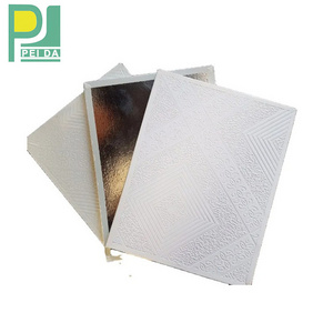 China Interior PVC Gypsum Ceiling Tiles Vinyl Coated Waterproof Gypsum Panel Board