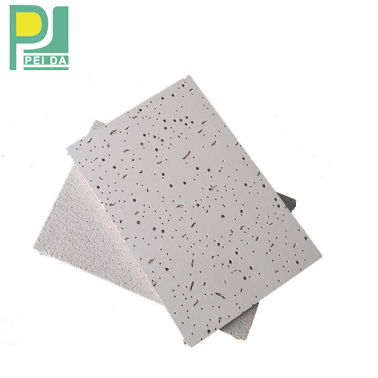 Heat Resistant Ceiling Material Decorative Mineral Fiber Acoustic Ceiling Panels