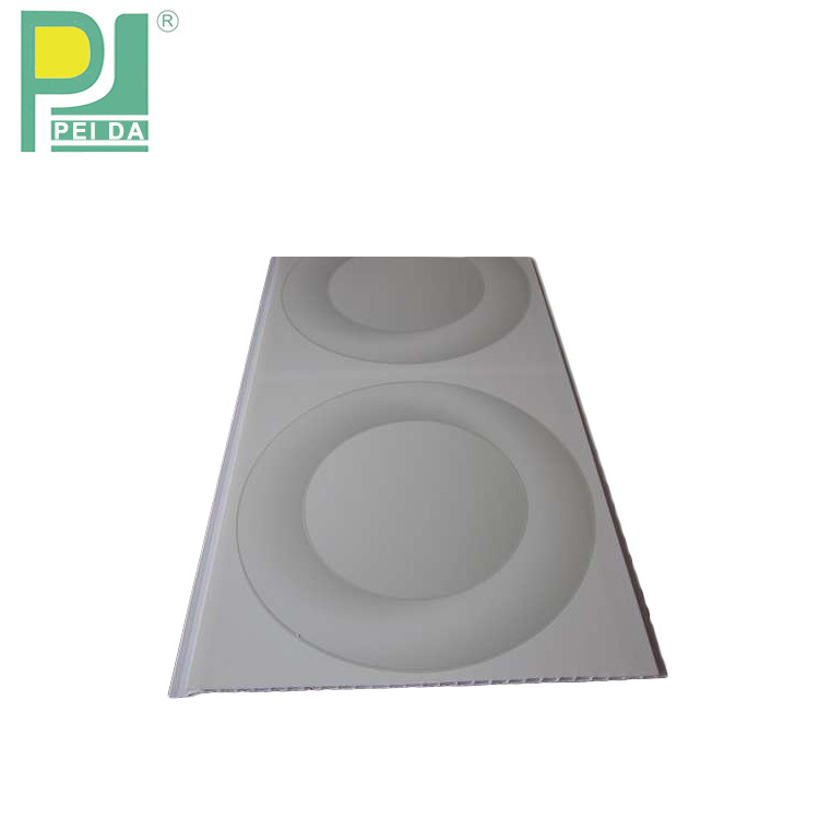 White Color Bathroom PVC Suspended Ceiling Tiles