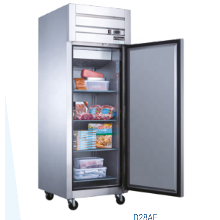 Solid Single Door Fridge Vegetables Fruit Customizable Air Cooler Upright Refrigerator