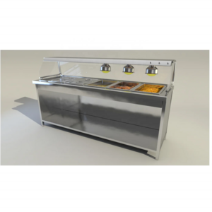 Stainless Steel Customized Hot Buffet Table Removable Buffet Counter