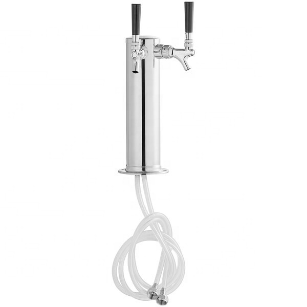 Stainless Steel Single Double Triple Tap Beer Tower Drink Dispenser Draft Beer Tower