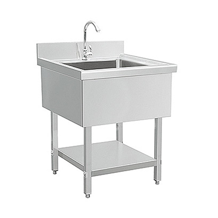 Custom commercial free standing stainless steel small kitchen sink for sale