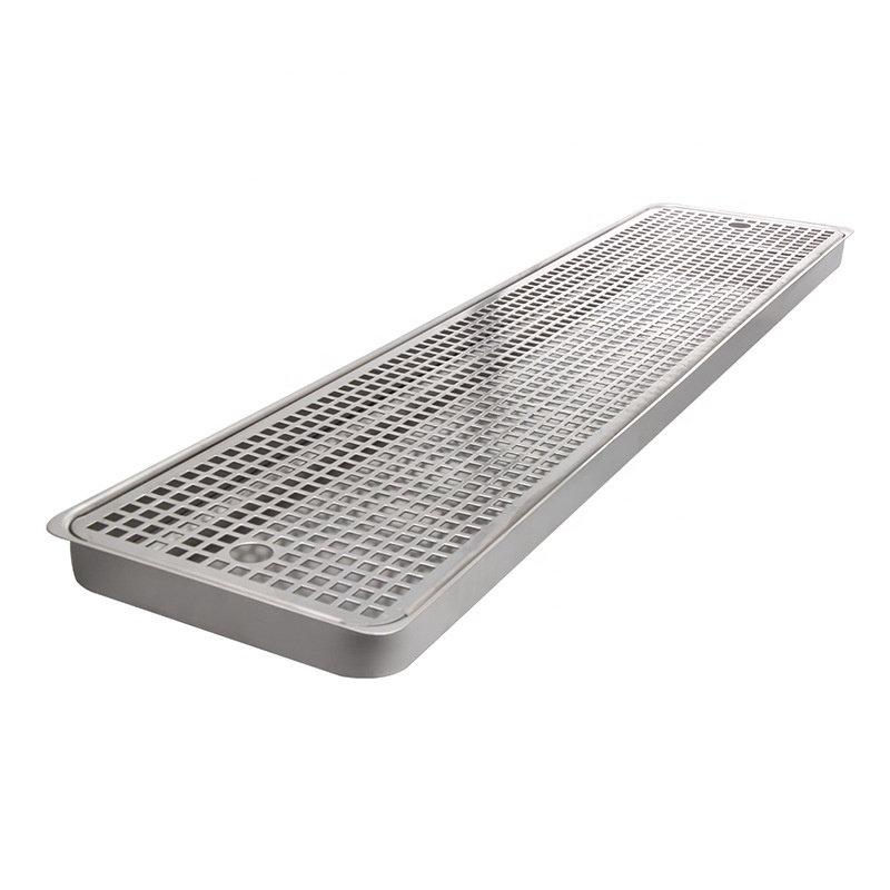 304 Stainless Steel Rectangular Tray Beer Machine Accessories Bar Craft Beer Machine Drip Tray