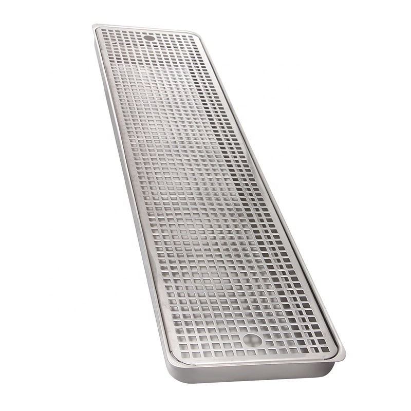 304 Stainless Steel Rectangular Tray Beer Machine Accessories Bar Craft Beer Machine Drip Tray