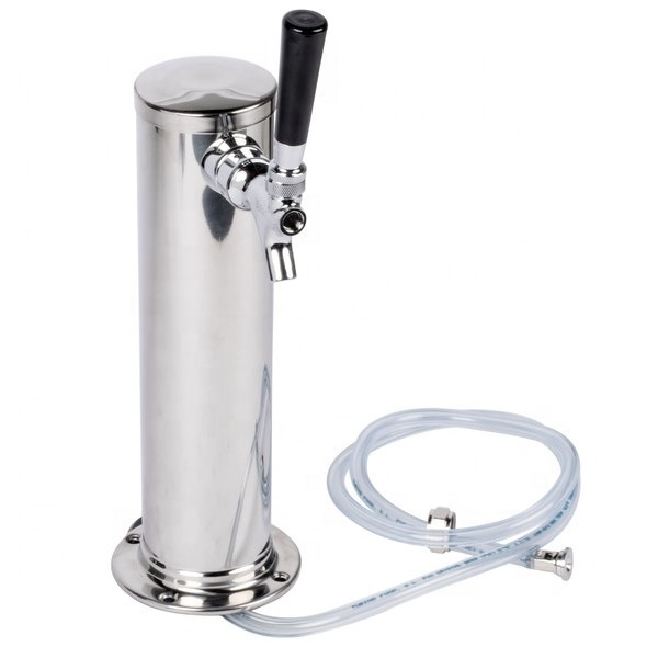 Stainless Steel Single Double Triple Tap Beer Tower Drink Dispenser Draft Beer Tower