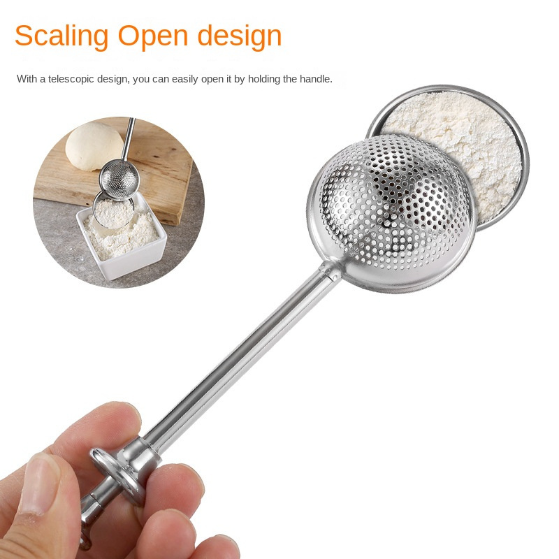 Hot 304 Stainless Steel Tea Diffuser Gold Tea Strainer Infuser with a Spring-loaded Opening