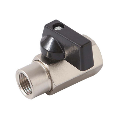 FXL 1/8" 1/4" 3/8" 1/2" Mini Brass Ball Valve BSP Male To Female Air Compressor Valves Water Gas Oil Shut Off Valve