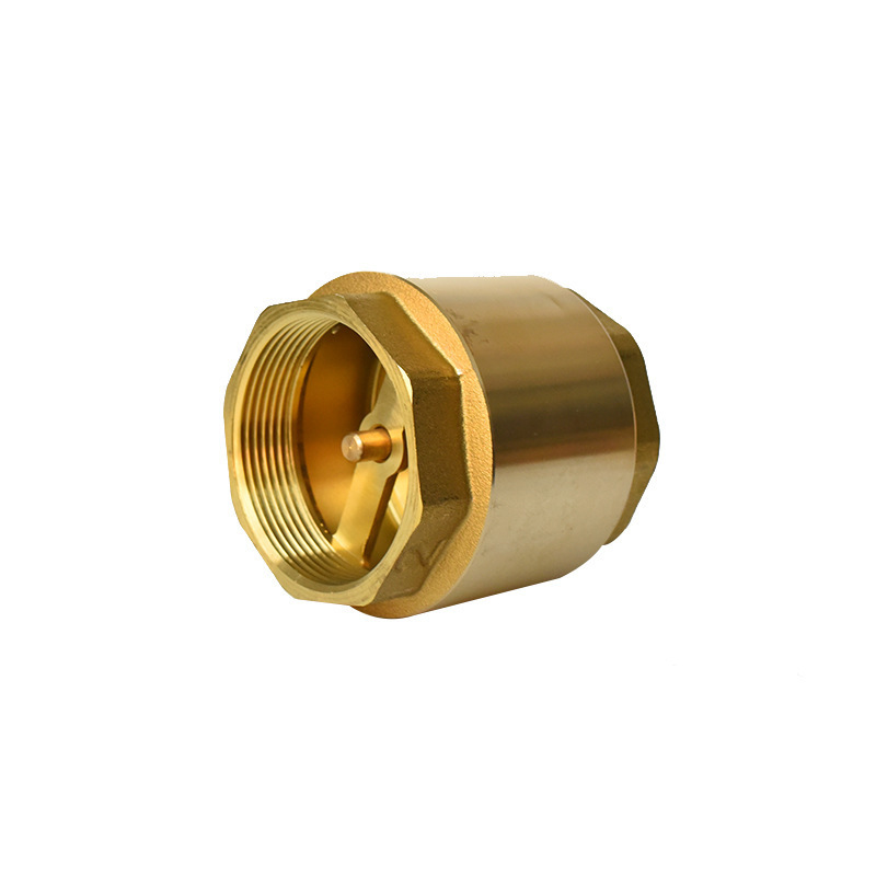 FXL 1/2 3/4 1 inch Female Thread Brass Swing Valve One Way Non Return In-Line Spring Check Valve