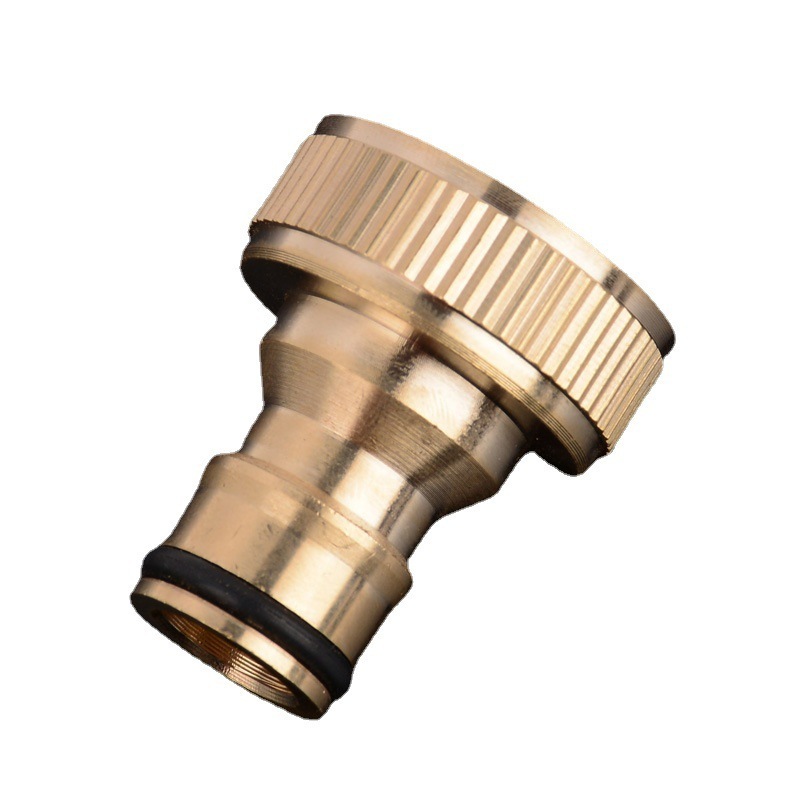 FXL Garden Irrigation 1/2 inch Female Thread Household Faucet Water Tap Brass Quick Water Connector Adapter