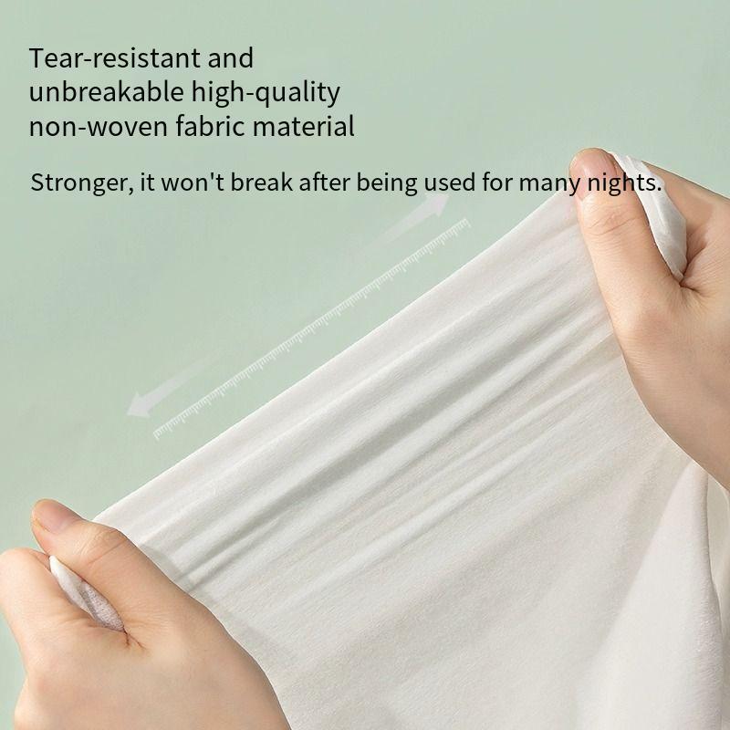 YCX0516 Eco-friendly Disposable Bed Sheets Travel Sheets for Hotel, Disposable Bedding for Travel, Soft Breathable