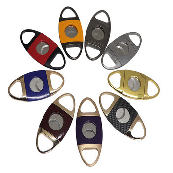 cigar cutter custom logo luxury set v punch cutter