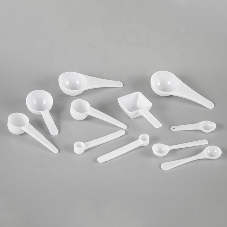 1g, 2g, 3g, 5g, 10g, 15g Full Size measuring scoop Food grade 30 cc measuring scoop plastic 10mg spoon