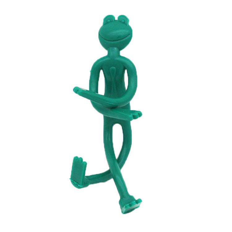 FXL Frog Shaped Reusable Cable Wire Tie Cute Decorative Twist Bendable Garden Plant Support Adjustable Flexible Clip for Stem