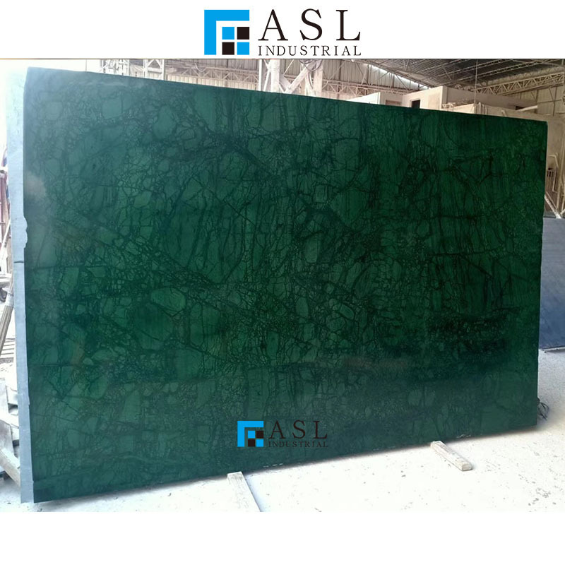 Indian  emerald green marble tiles verde guatemala guetemala empress Green Marble Slab