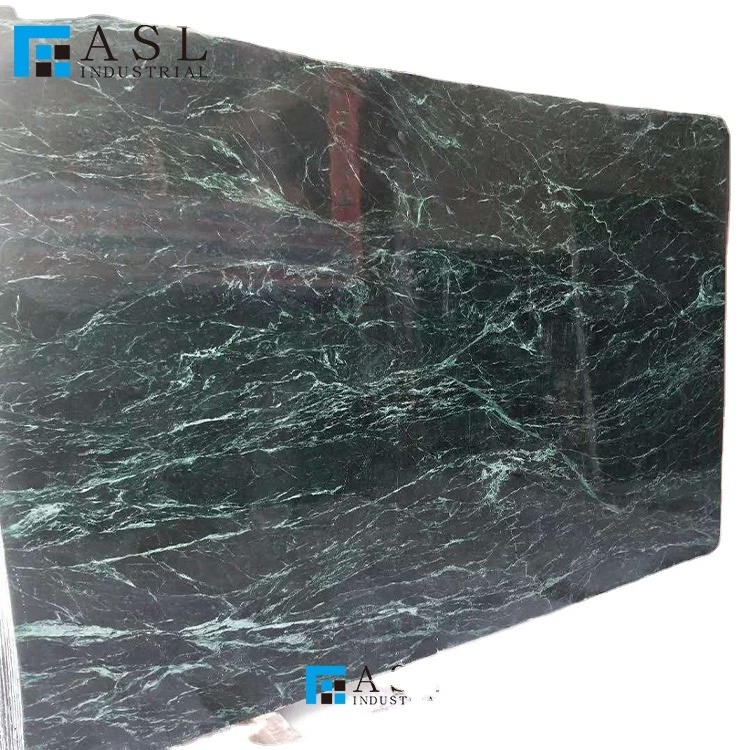 Factory direct emerald luminous green marble slab verde dark empress marble tile emperador green vert guatemala marble