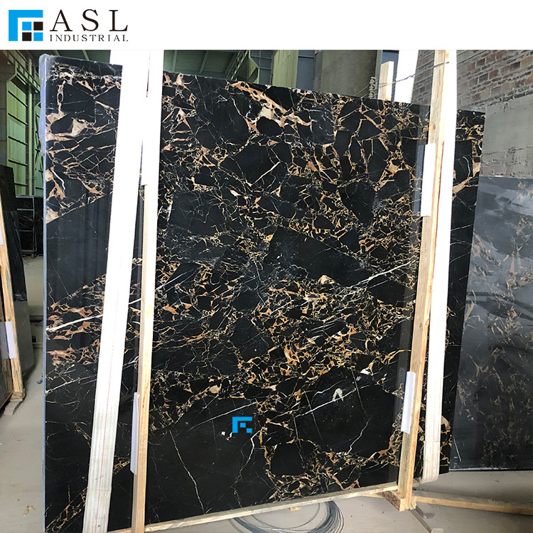 China wholesale calacatta gold portoro marble tiles natural Athens Golden Flower marble slab