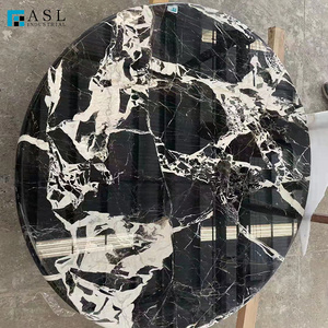 Black and white marble luxury stone Black and white vein marble decoration Indoor luxury decorative tile