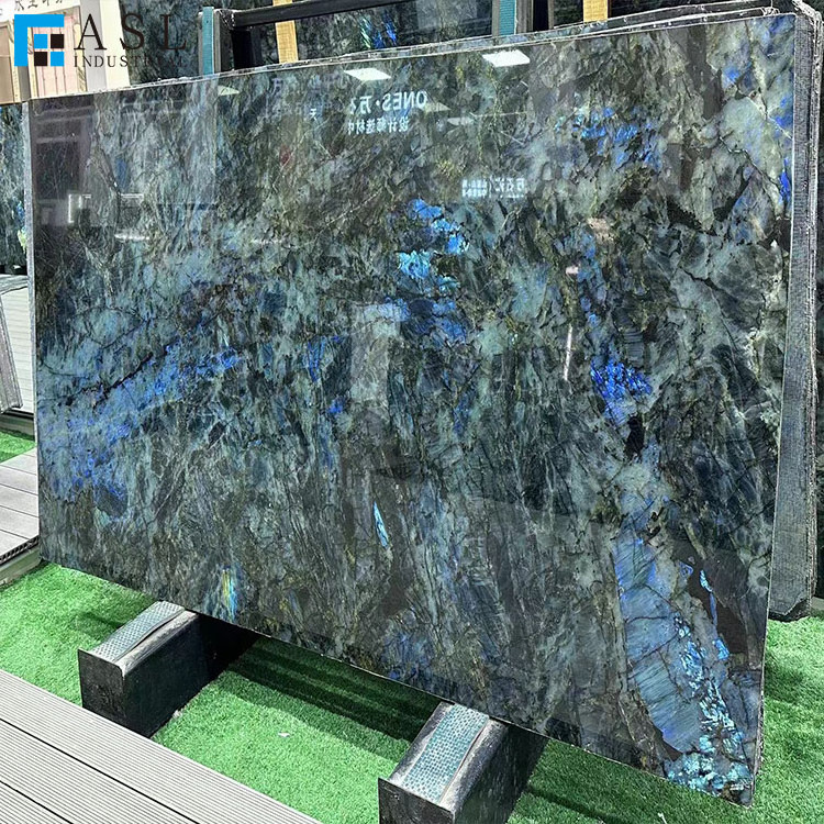 Factory Direct Popular Blue River Labradorite Granite Stone For Countertop