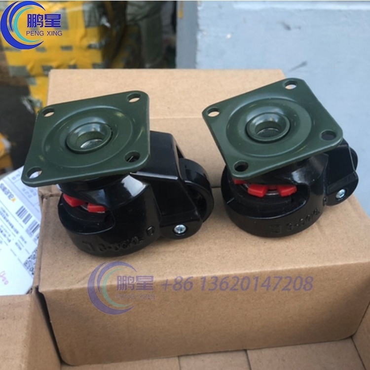 Back color GD 40F 40S Footmaster caster black leveling castors wheel adjustable height casters wheel roda caster