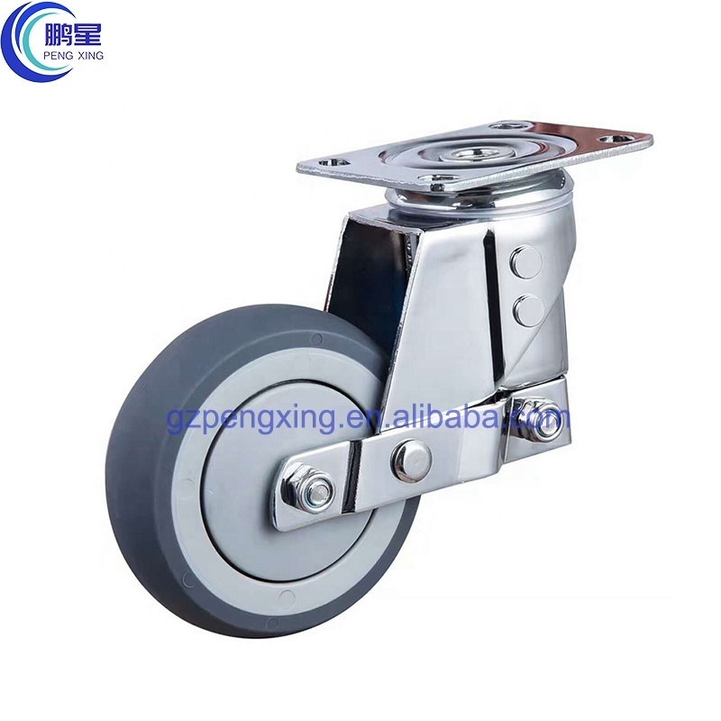 3 4 5 inch Damping Universal Wheel Caster Shock Absorbing Swivel Heavy Duty Spring caster Damping Caster Shockproof Industrial