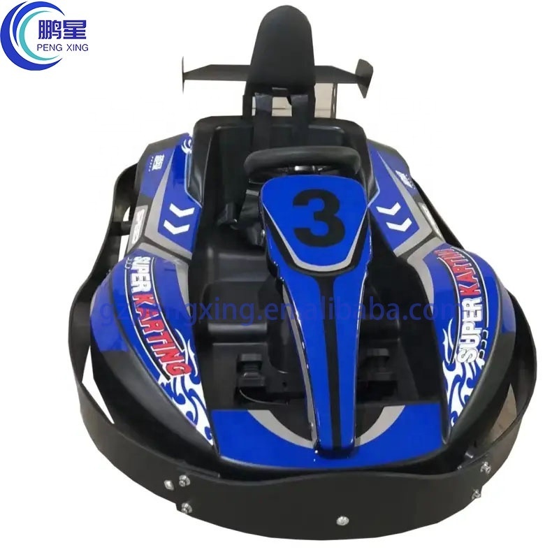 Pengxing Chinese Supplier Fast Speed Electric Karting Racing Grey Electric Karting go kart factory