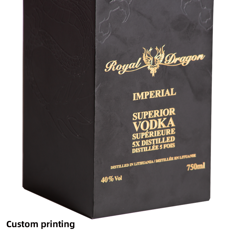 supplier luxury wine box paper perfume packaging custom price Hot stamping Printing Whisky Cardboard Gift folding Rigid Boxes