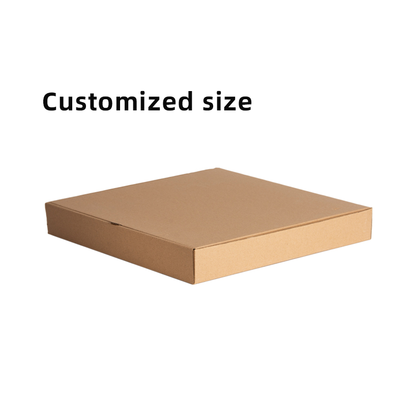 Wholesale Custom size Logo Printing Corrugated Pizza Packing Fast food restaurant takeout Paper Carton Box