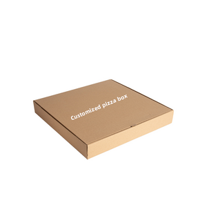 Wholesale Custom size Logo Printing Corrugated Pizza Packing Fast food restaurant takeout Paper Carton Box