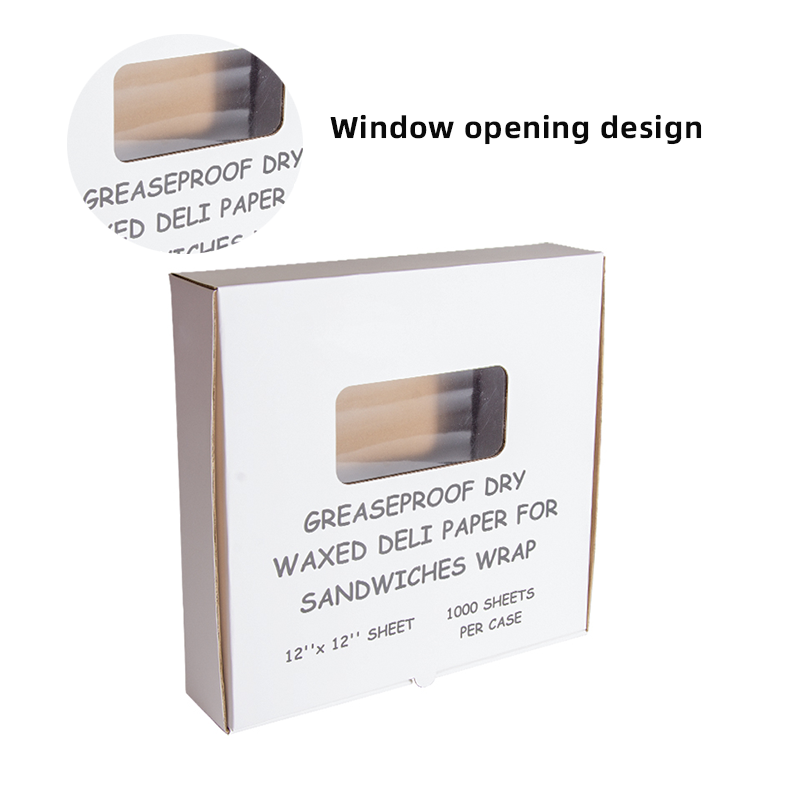 Customized printing size material pvc window opening design cardboard corrugated food grade pizza white paper packaging box